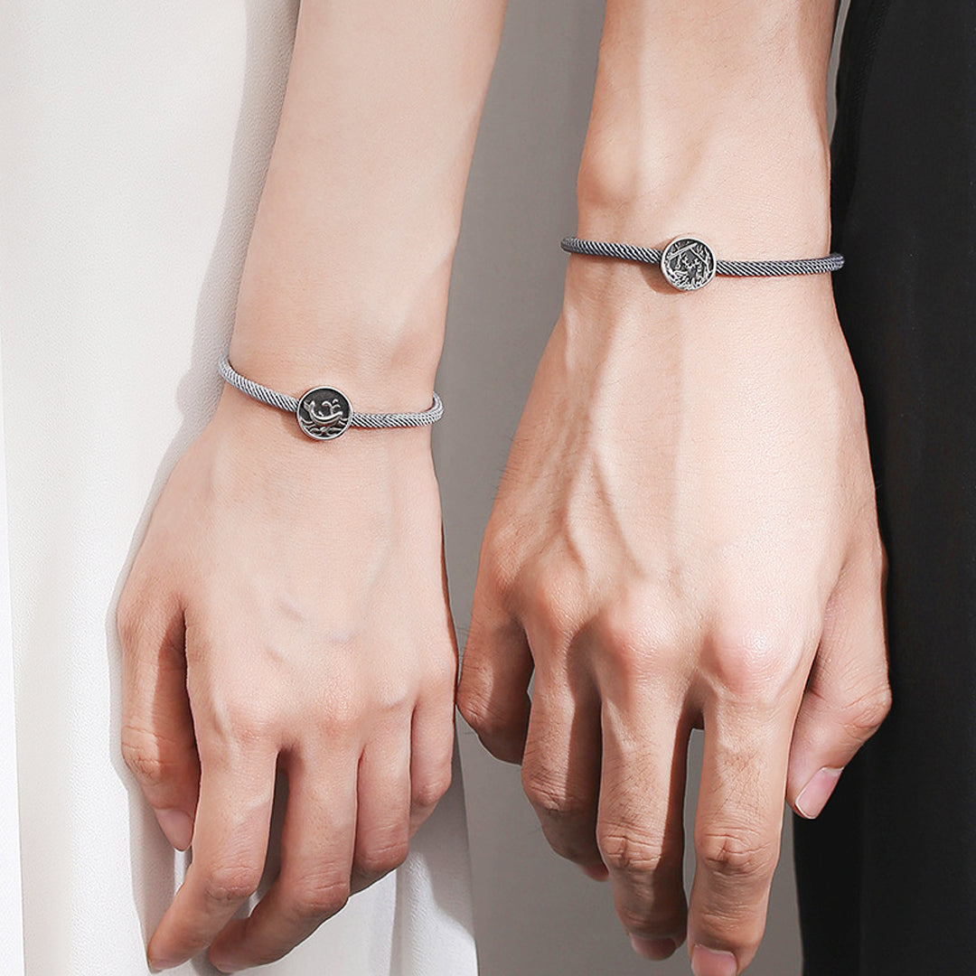 Blissful Bond Couple Bracelets