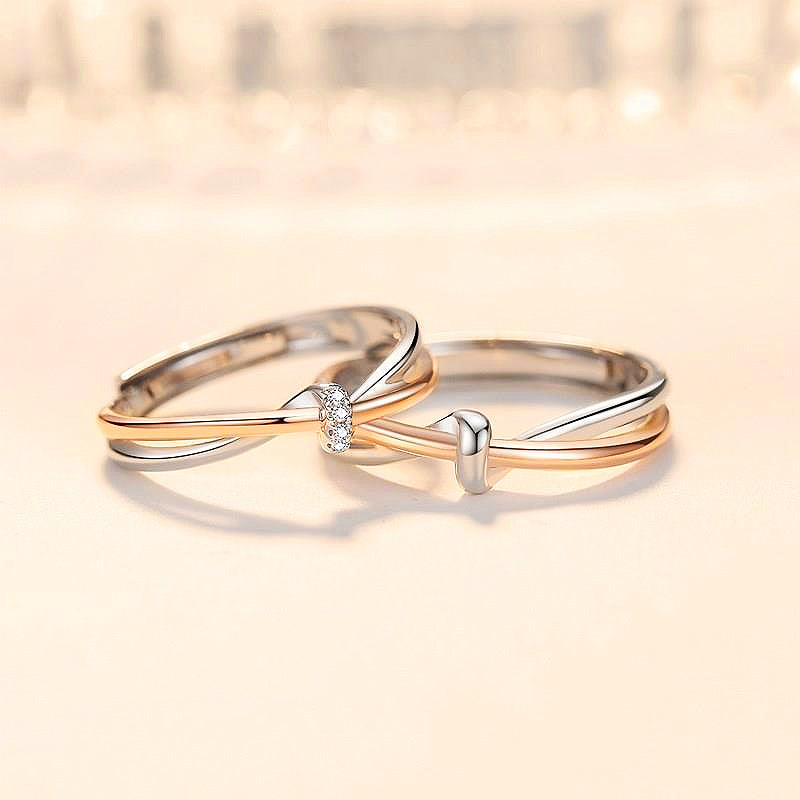 Chiffon Couple Rings