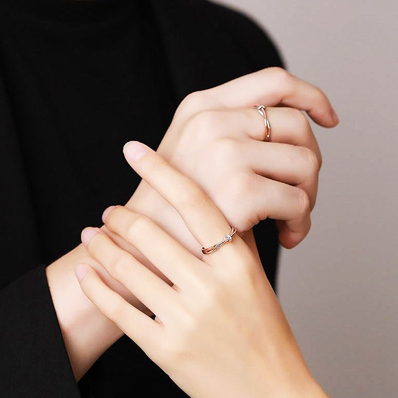 Chiffon Couple Rings