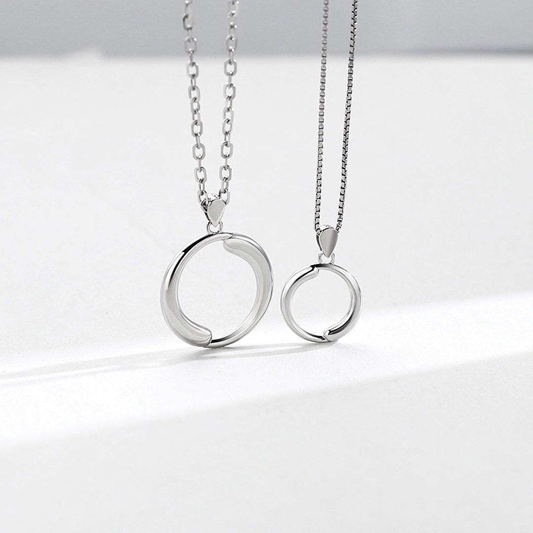 Duo Link Couple Necklaces