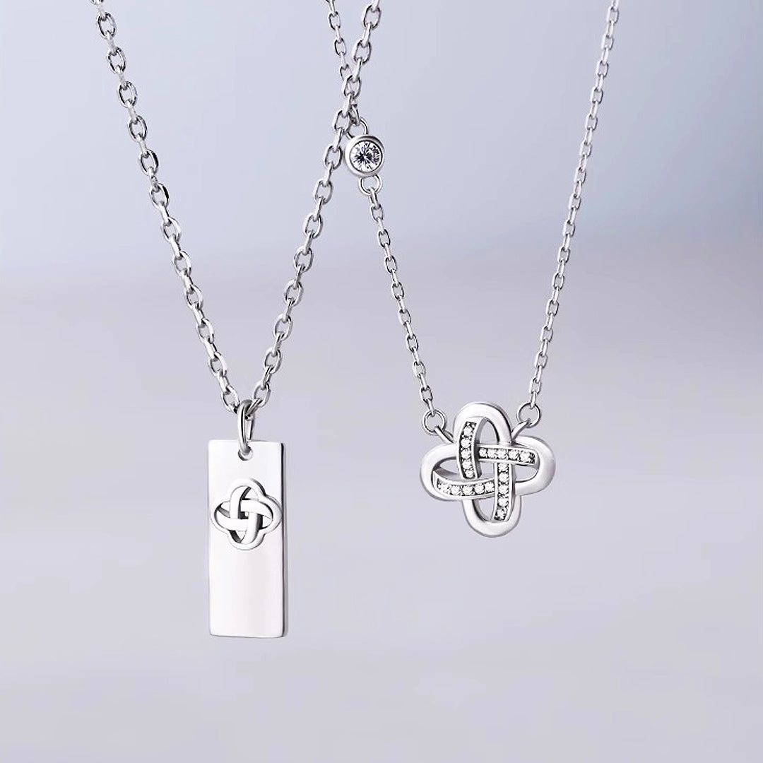 Knot of Destiny Couple Necklaces
