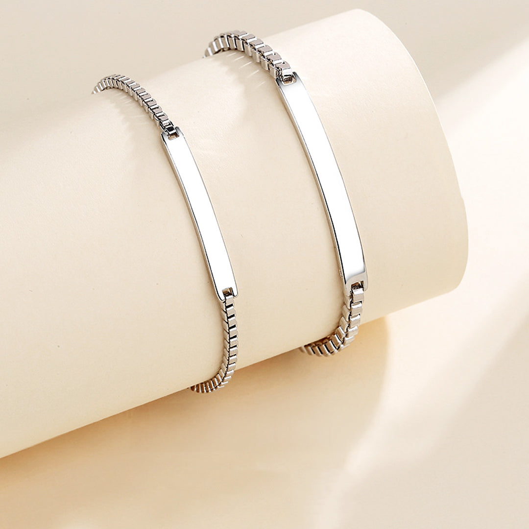 Linear Love Couple Bracelets
