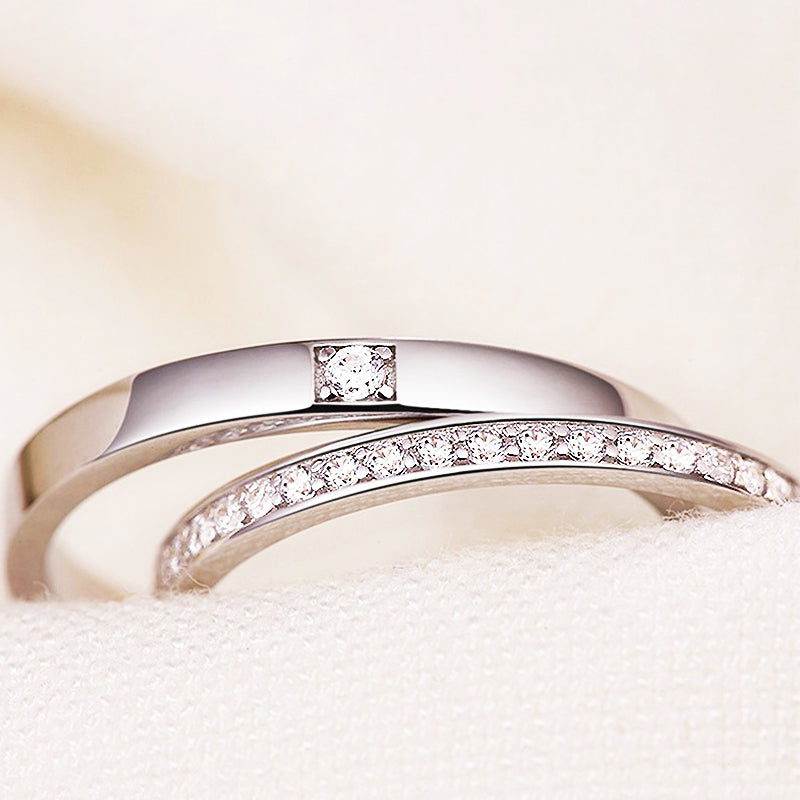 Lovebirds Couple Rings