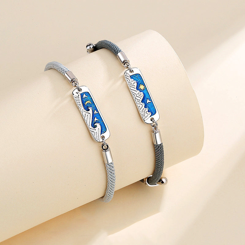Ocean Deep Couple Bracelets