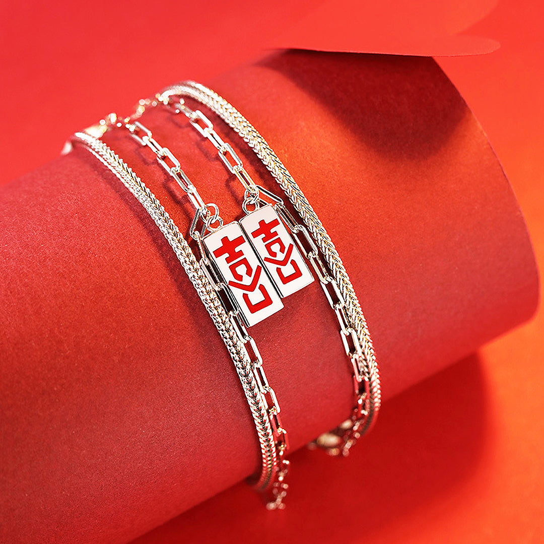 双喜 Shuāngxǐ Unity Couple Bracelets