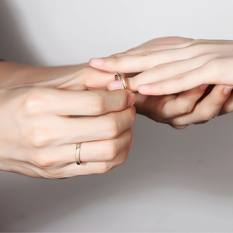 Sunray Couple Rings