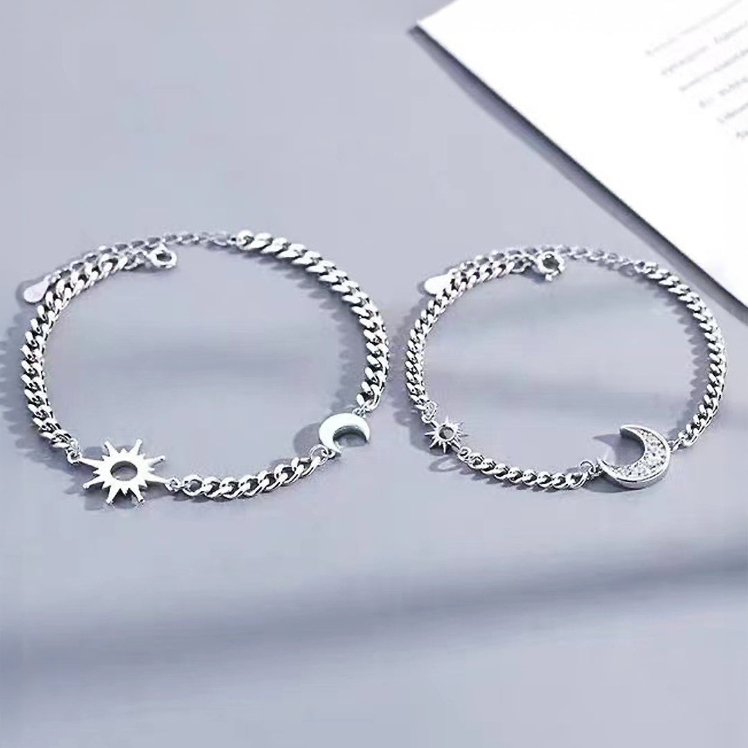 Two Halves of Heaven Couple Bracelets