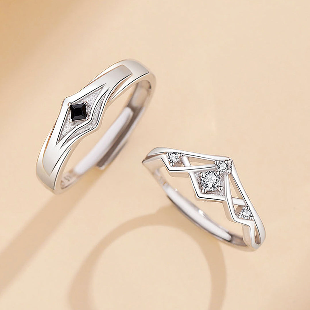 Velvet Vows Couple Rings