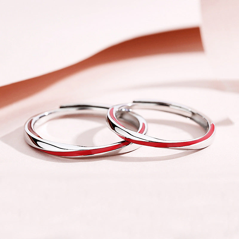 Velvety Couple Rings