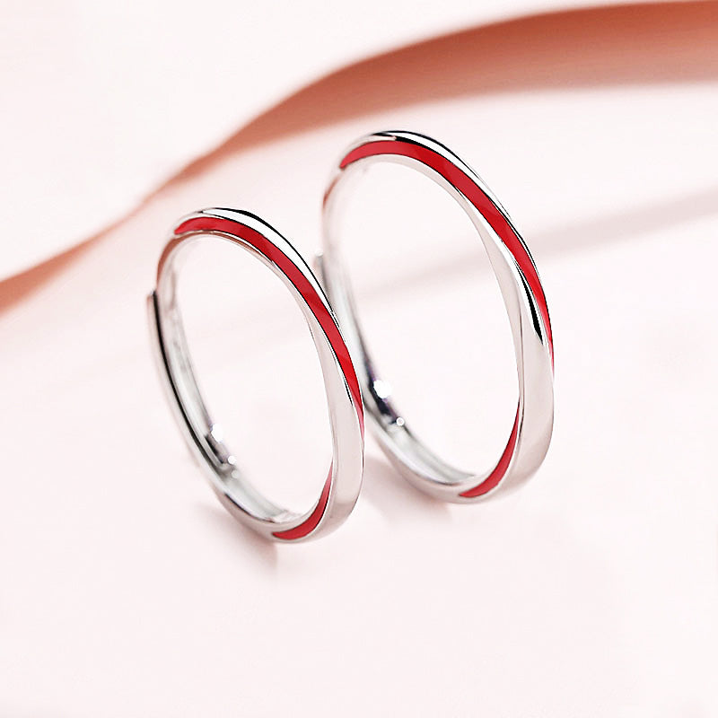 Velvety Couple Rings