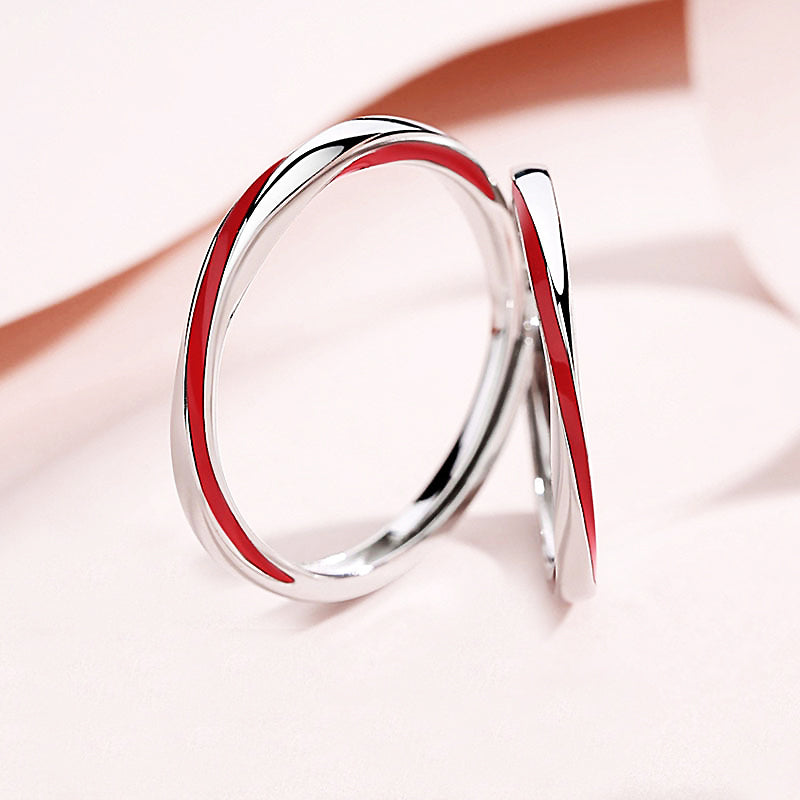 Velvety Couple Rings