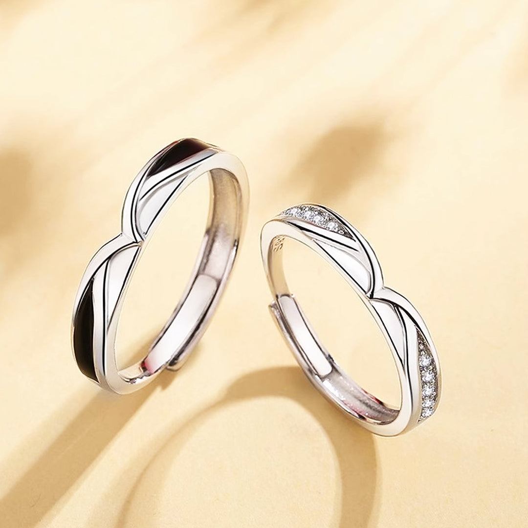 Whispering Willow Couple Rings