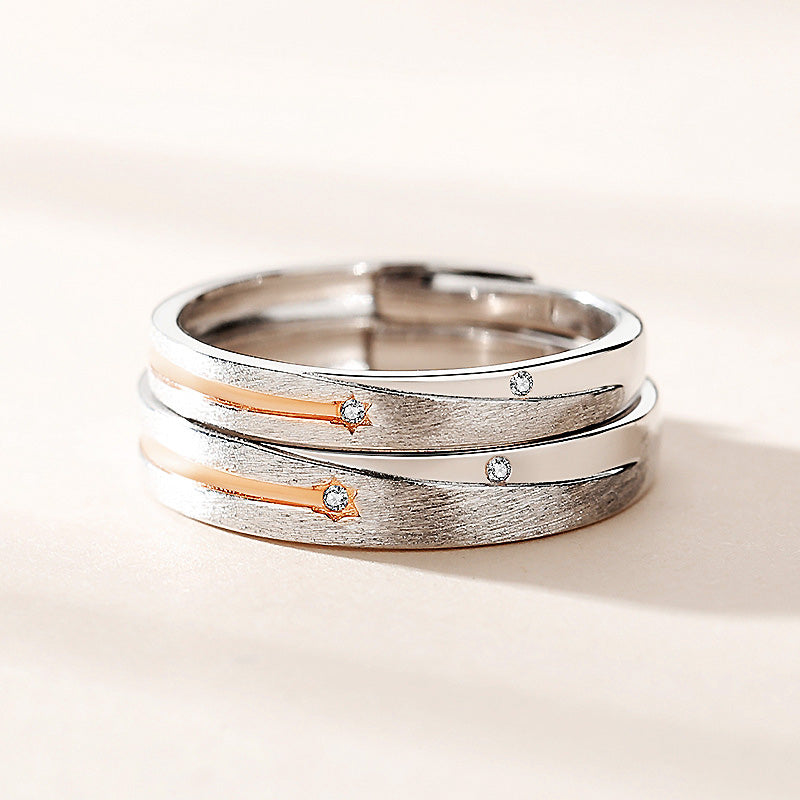 Wishing Stars Couple Rings