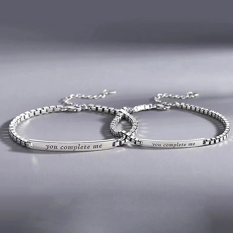 You Complete Me Couple Bracelets