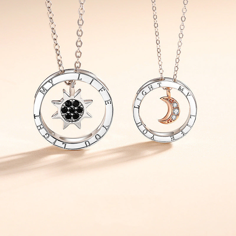 You Light Up My Life Couple Necklaces