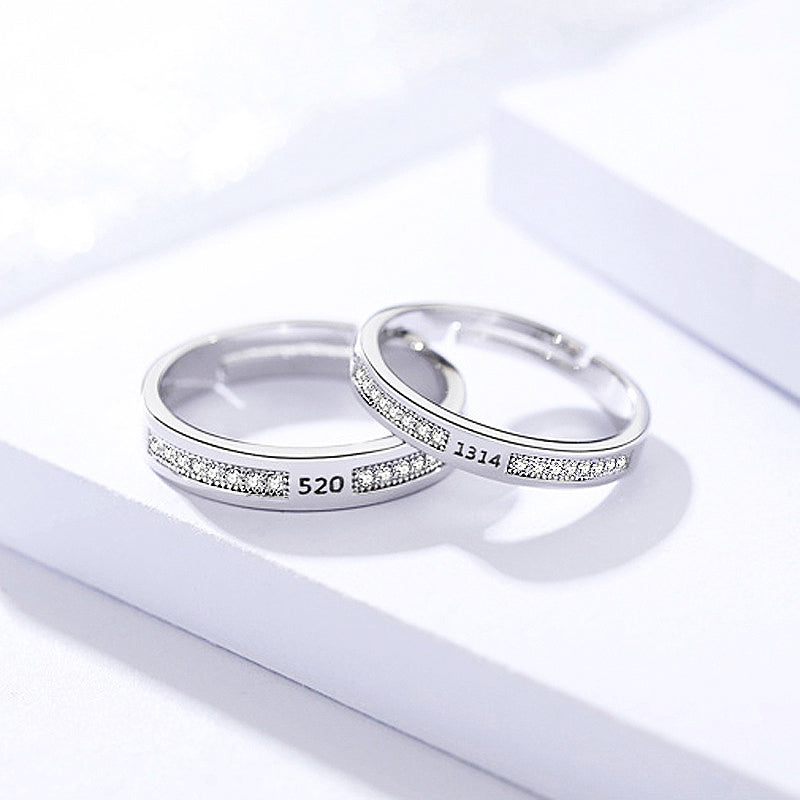 520🧡1314 Couple Rings