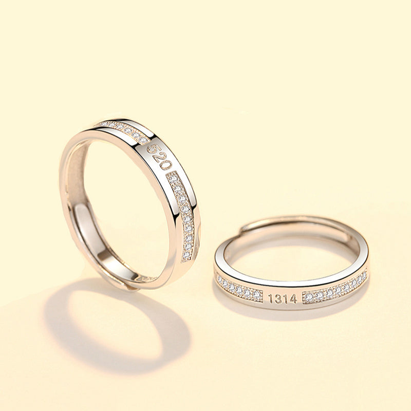 520🧡1314 Couple Rings