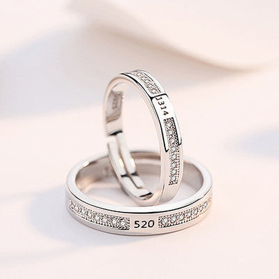 520🧡1314 Couple Rings