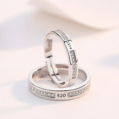 520🧡1314 Couple Rings