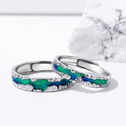 Aurora Couple Rings