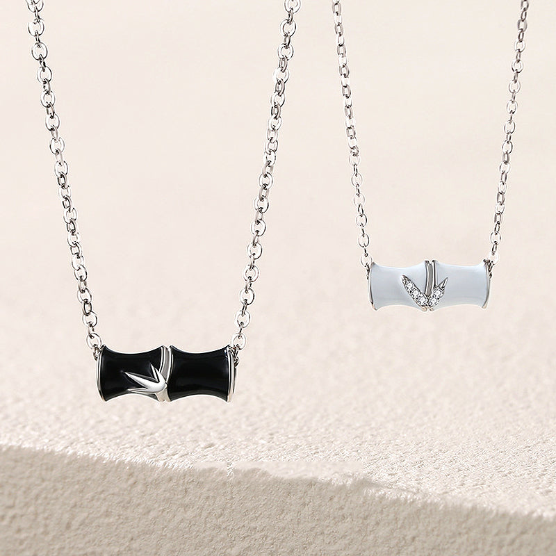 Bamboo Couple Necklaces
