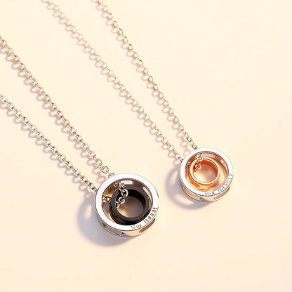 Beauty & the Beast Couple Necklaces