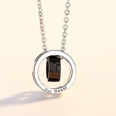 Beauty & the Beast Couple Necklaces