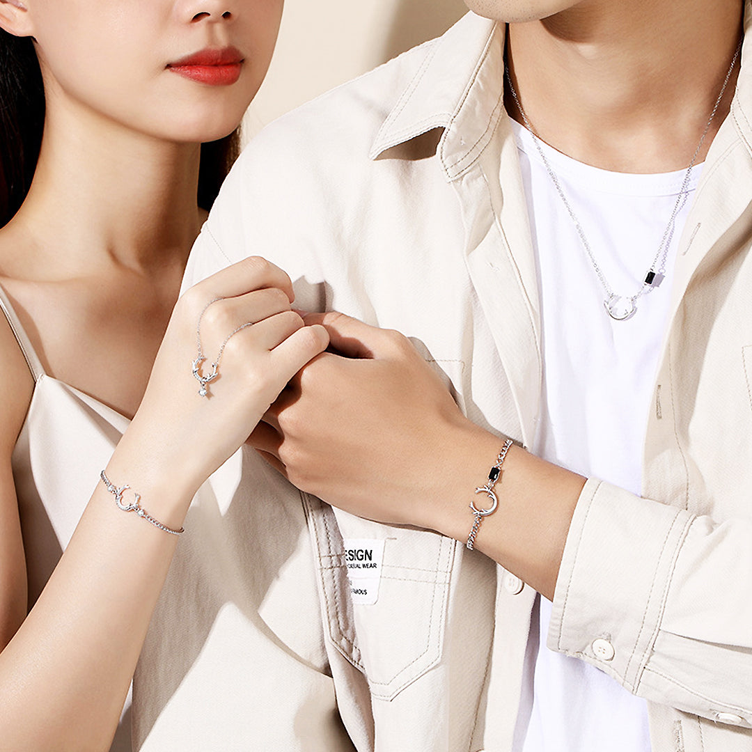 Divine Duet Couple Bracelets