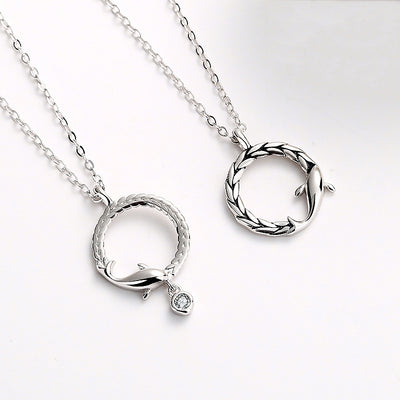 Dolphin Couple Necklaces