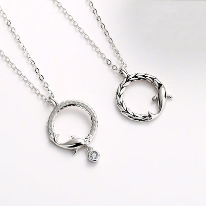 Dolphin Couple Necklaces