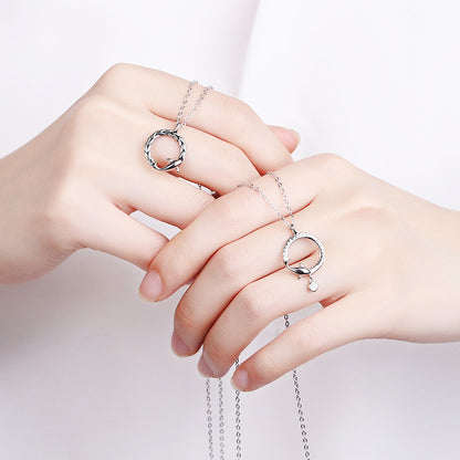 Dolphin Couple Necklaces