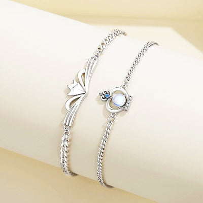 Enchanted Love Story Couple Bracelets