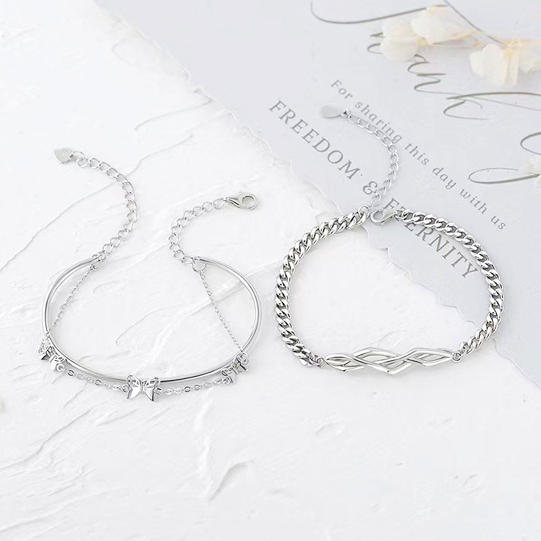 Eternal Weave Couple Bracelets
