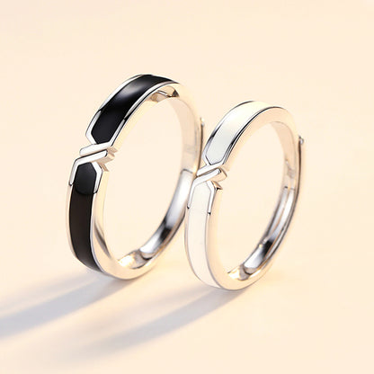 Eternity's Echo Couple Rings