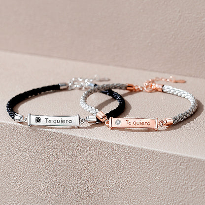 I Want You Couple Bracelets