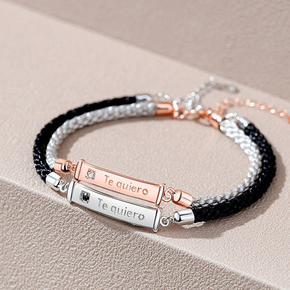 I Want You Couple Bracelets