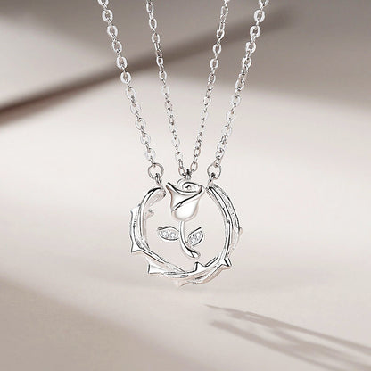 Intertwined Love Couple Necklaces