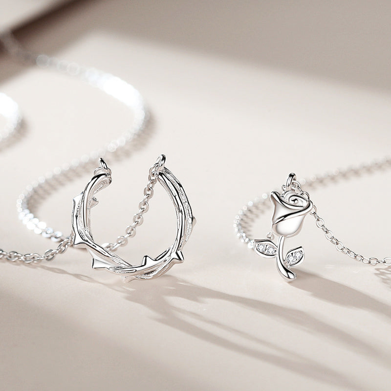 Intertwined Love Couple Necklaces