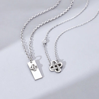 Knot of Destiny Couple Necklaces