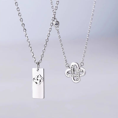Knot of Destiny Couple Necklaces