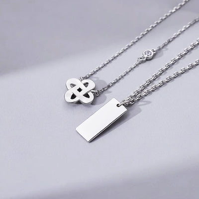 Knot of Destiny Couple Necklaces