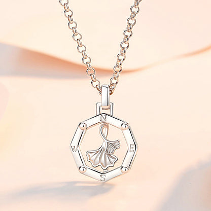 Love Compass Couple Necklaces