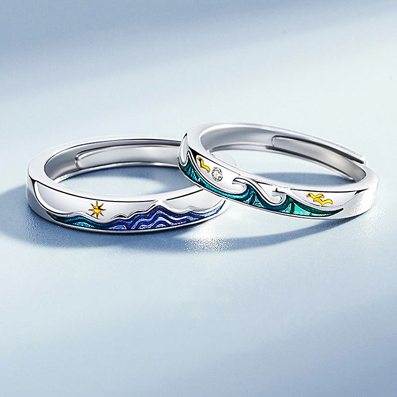 Ocean Love 山盟海誓 Couple Rings