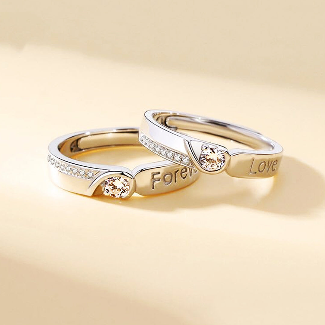 Our Forever Love Couple Rings