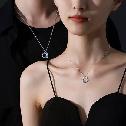 Seascape Soulmates Couple Necklaces