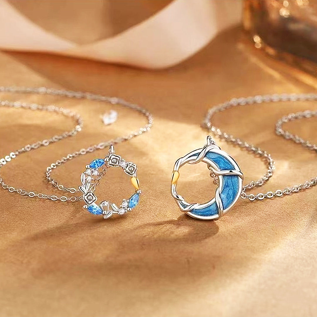 Seascape Soulmates Couple Necklaces
