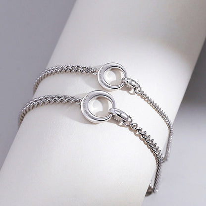 To the Moon and Back Couple Bracelets