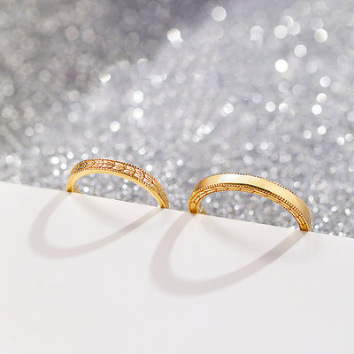 Tranquility Couple Rings