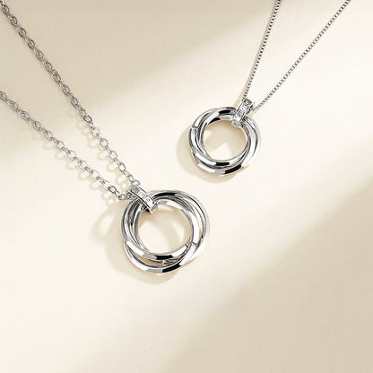 Trinity Love Couple Necklaces