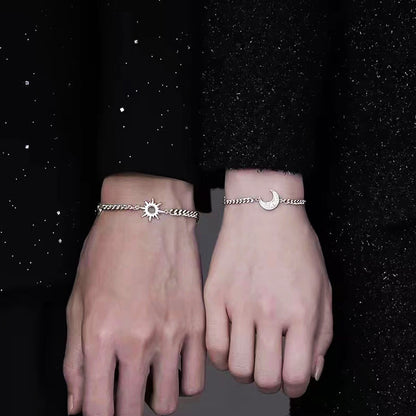 Two Halves of Heaven Couple Bracelets